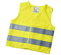 Riding safer with reflective vest